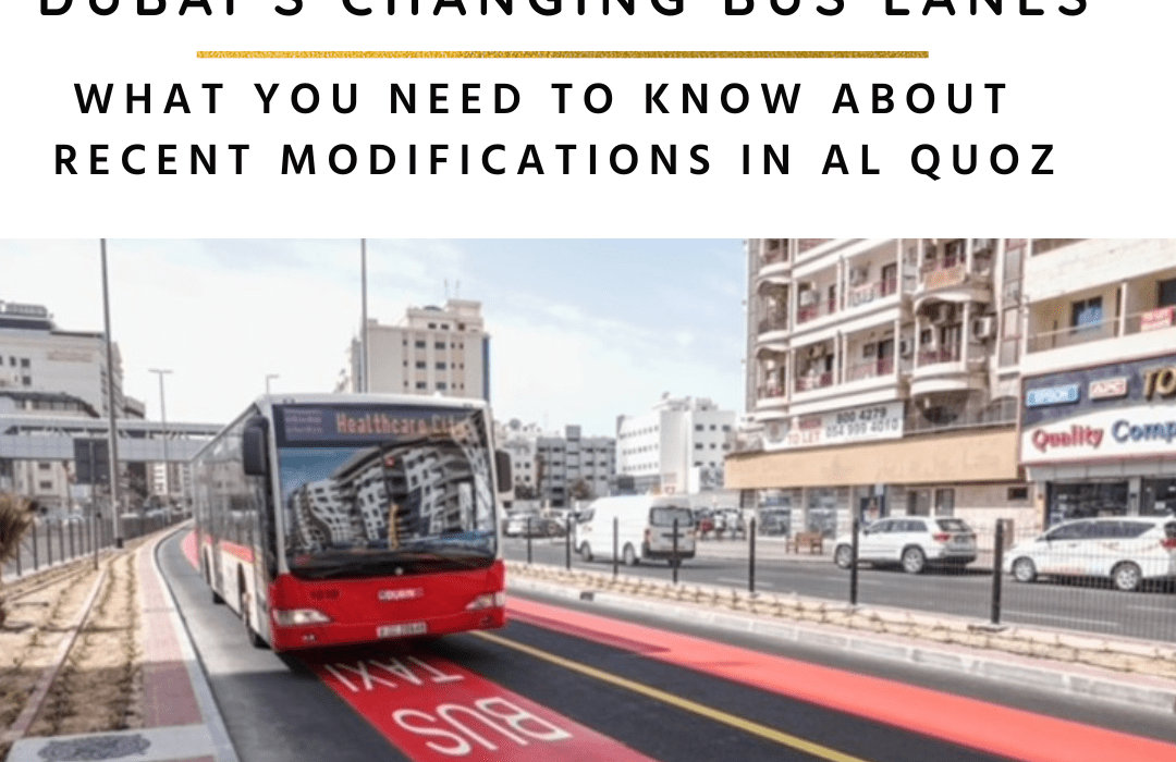 Dubai's changing bus lanes