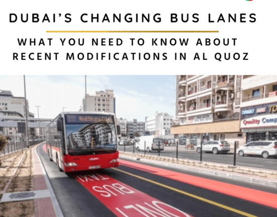 Dubai's changing bus lanes